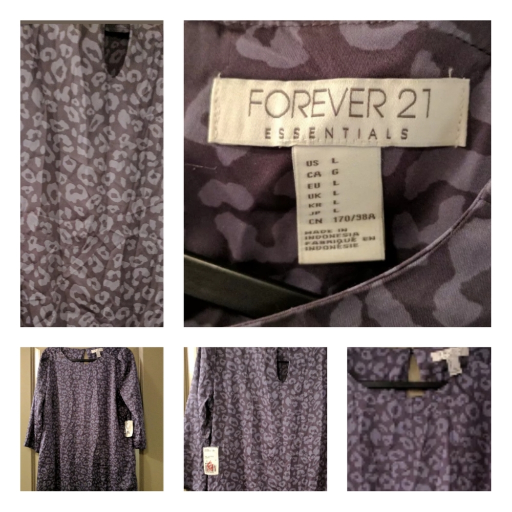 🏷️F21 | Essentials Women's Shift Dress / Sz: L - Picture 2 of 5